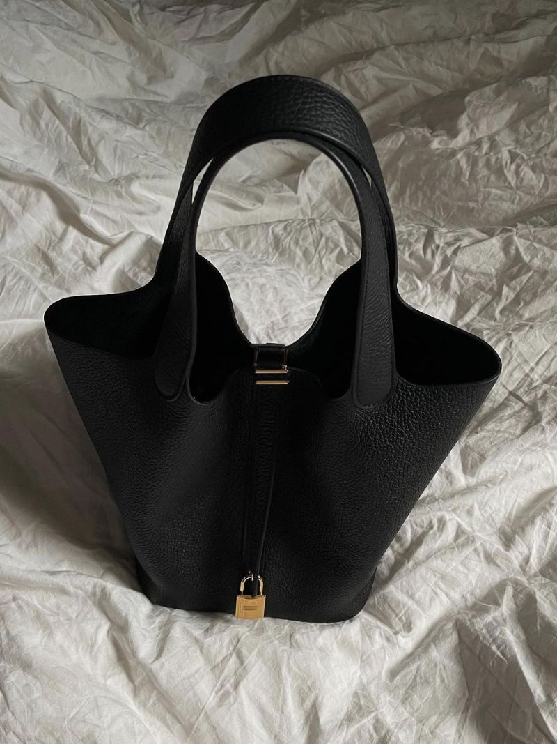 Stilvolle Kunstleder Bucket Bag Damen Tasche