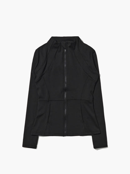 Damen Fitnessjacke Leicht Reißverschluss Sportjacke