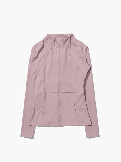 Damen Fitnessjacke Leicht Reißverschluss Sportjacke