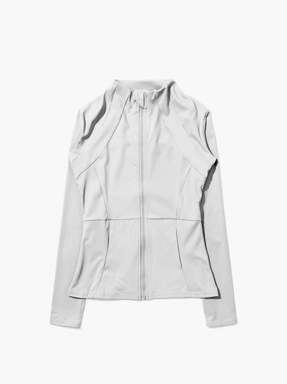 Damen Fitnessjacke Leicht Reißverschluss Sportjacke
