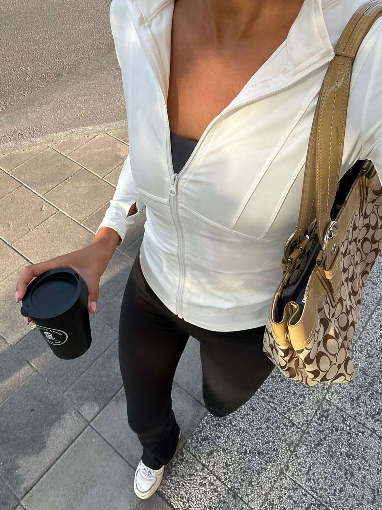 Damen Fitnessjacke Leicht Reißverschluss Sportjacke