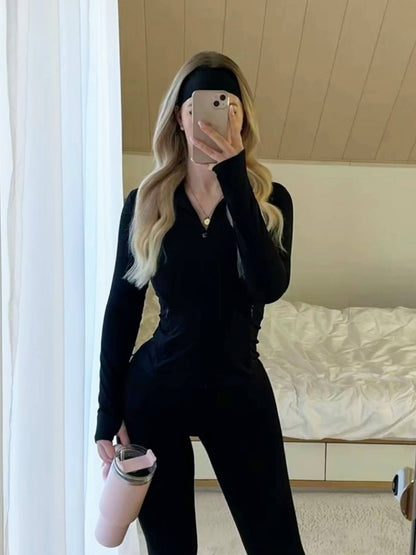 Damen Fitnessjacke Leicht Reißverschluss Sportjacke