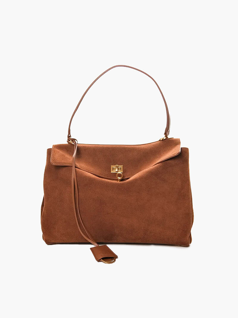 Lederhandtasche Frau Wildleder Echtleder
