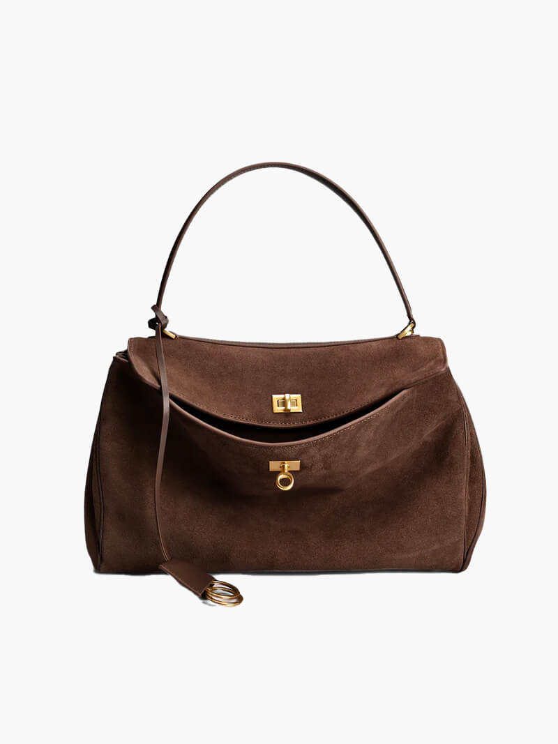 Lederhandtasche Frau Wildleder Echtleder - BerlinGlamour