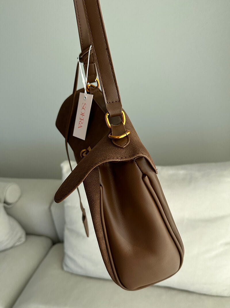 Lederhandtasche Frau Wildleder Echtleder