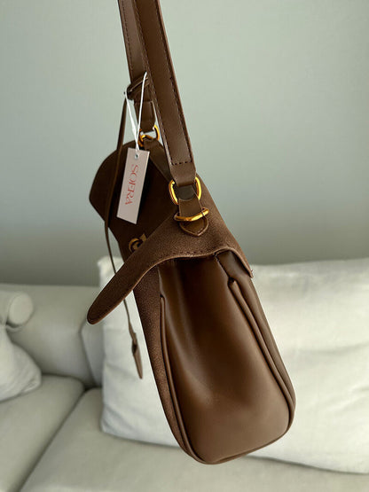Lederhandtasche Frau Wildleder Echtleder
