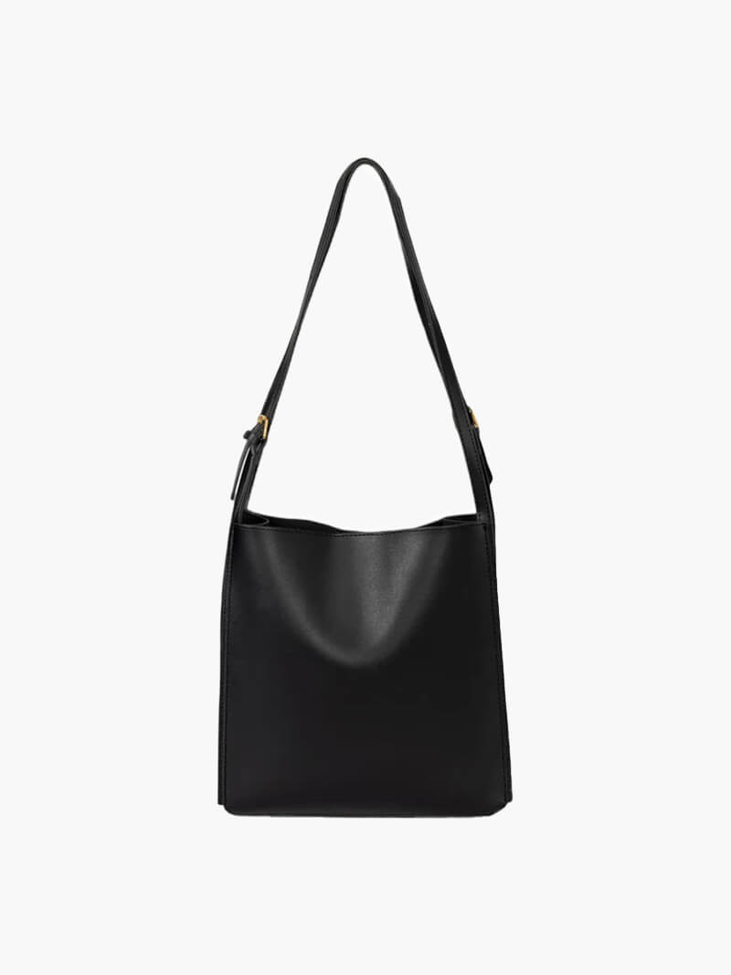 Elegante Schultertasche Kunstleder Slim