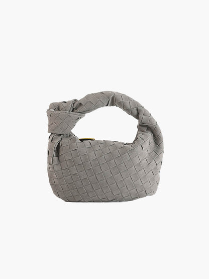 Geflochtene Wildleder Mini Tasche Frauen