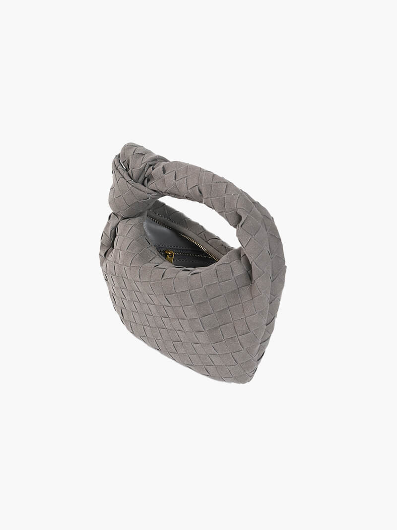 Geflochtene Wildleder Mini Tasche Frauen