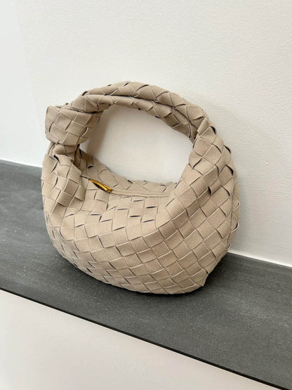 Geflochtene Wildleder Mini Tasche Frauen