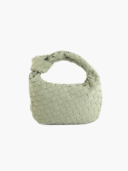 Geflochtene Wildleder Mini Tasche Frauen
