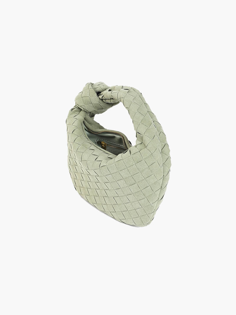 Geflochtene Wildleder Mini Tasche Frauen