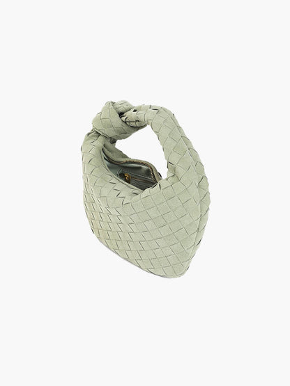 Geflochtene Wildleder Mini Tasche Frauen