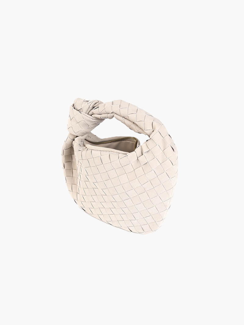 Geflochtene Wildleder Mini Tasche Frauen