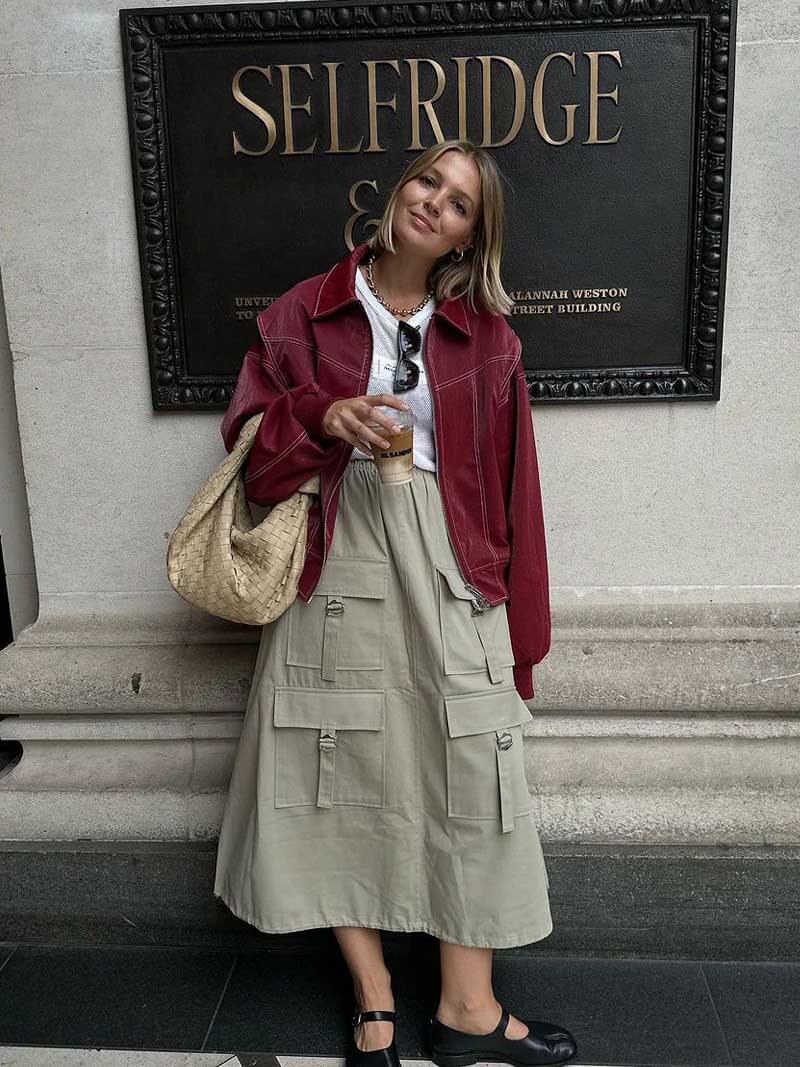 Damen Bomberjacke Oversize Herbstjacke Streetwear Casual