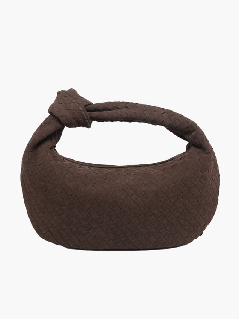 Geflochtene Hobo-Tasche mit Knoten-Design Elegant