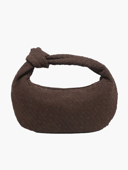 Geflochtene Hobo-Tasche mit Knoten-Design Elegant