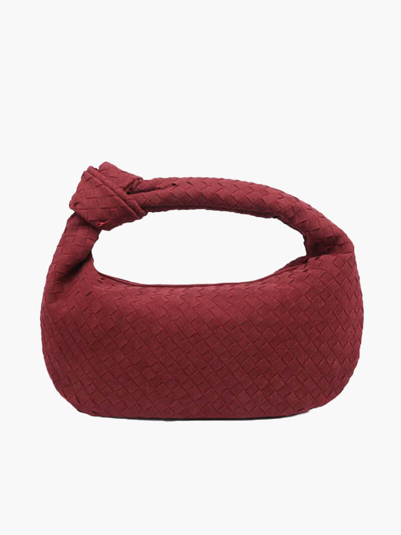 Geflochtene Hobo-Tasche mit Knoten-Design Elegant