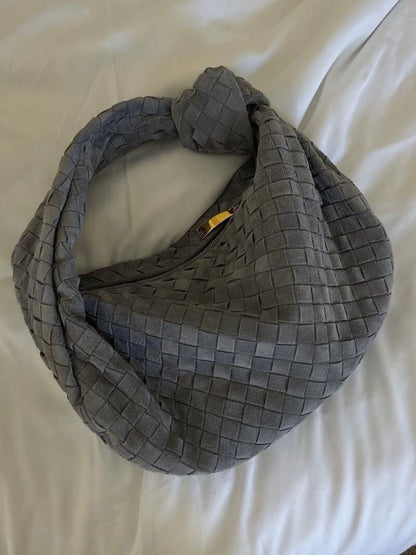 Geflochtene Hobo-Tasche mit Knoten-Design Elegant