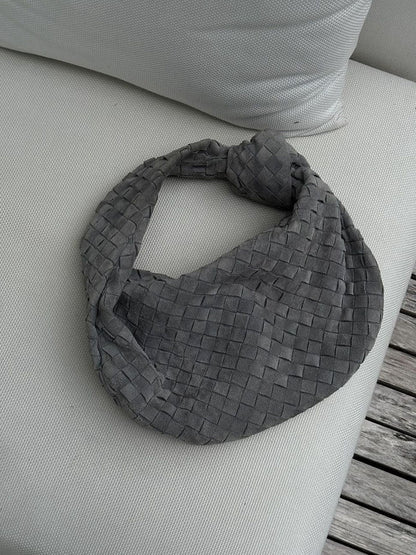 Geflochtene Hobo-Tasche mit Knoten-Design Elegant
