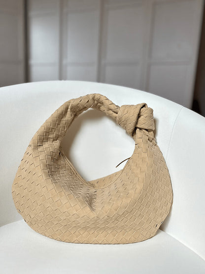 Geflochtene Hobo-Tasche mit Knoten-Design Elegant