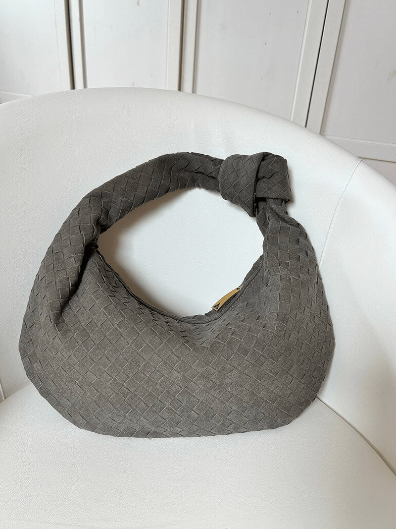 Geflochtene Hobo-Tasche mit Knoten-Design Elegant