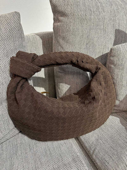 Geflochtene Hobo-Tasche mit Knoten-Design Elegant