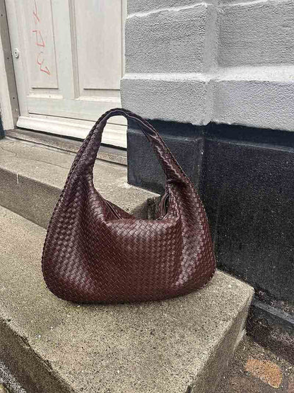 Große geflochtene Hobo Handtasche Frauen