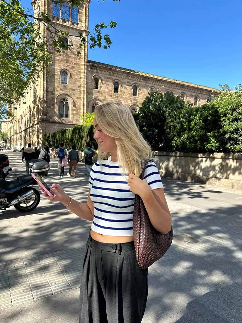 Große geflochtene Hobo Handtasche Frauen