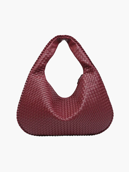 Große geflochtene Hobo Handtasche Frauen