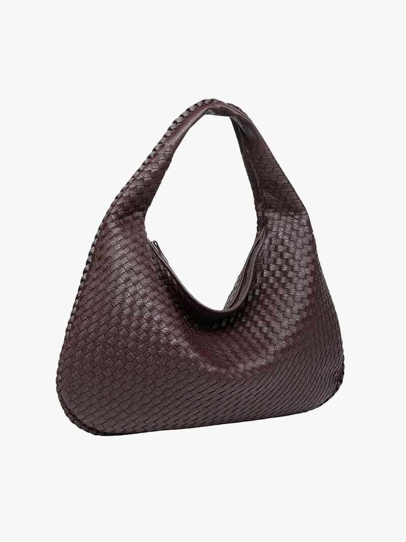 Große geflochtene Hobo Handtasche Frauen