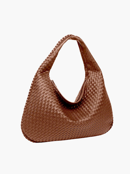 Große geflochtene Hobo Handtasche Frauen