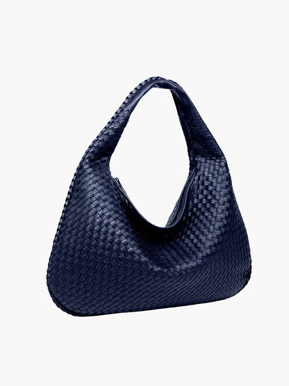 Große geflochtene Hobo Handtasche Frauen