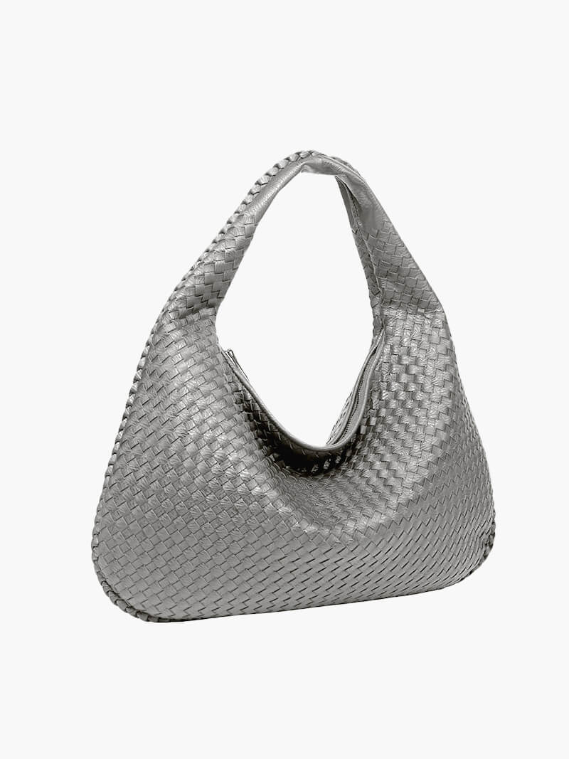 Große geflochtene Hobo Handtasche Frauen