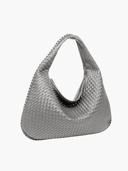 Große geflochtene Hobo Handtasche Frauen