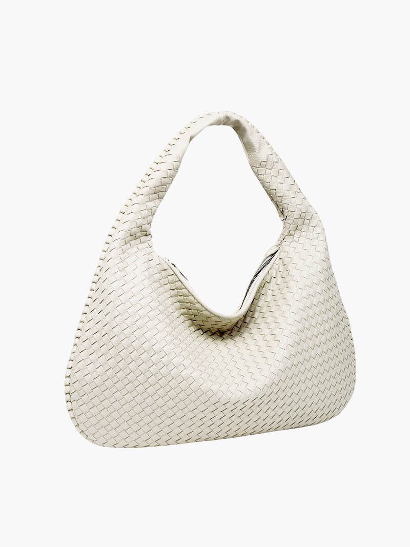 Große geflochtene Hobo Handtasche Frauen