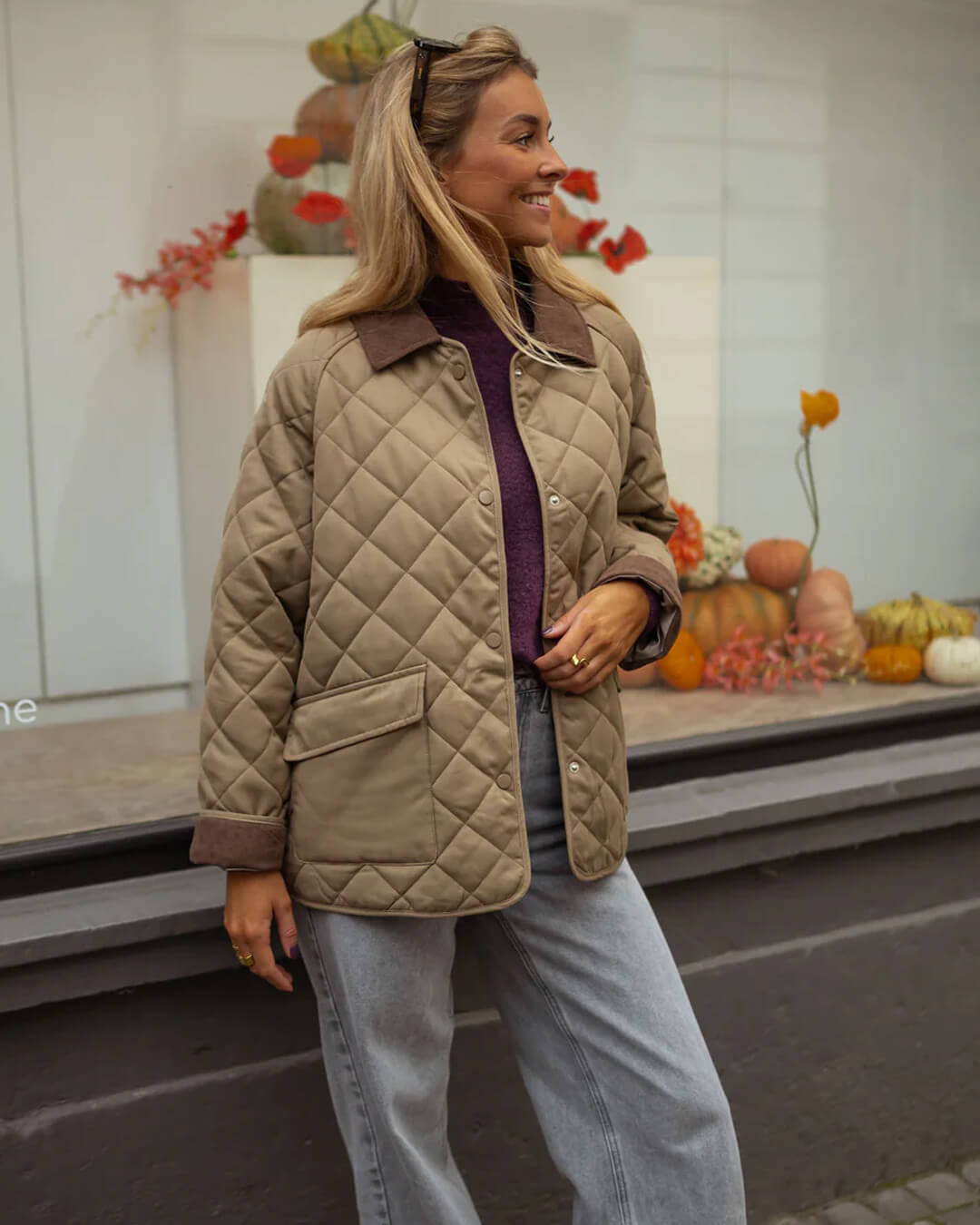Damen Steppjacke Warme Winterjacke Modern - BerlinGlamour