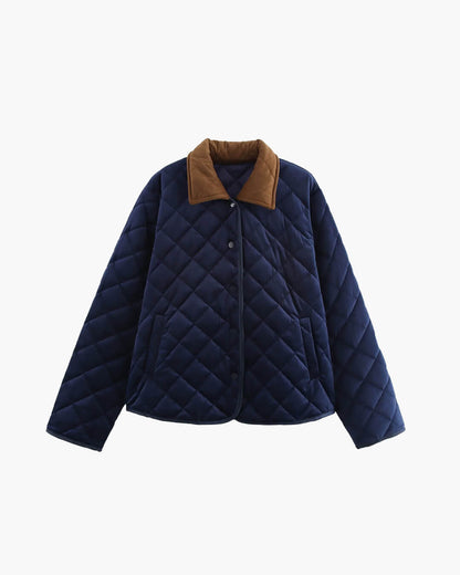 Damen Steppjacke Warme Winterjacke Modern