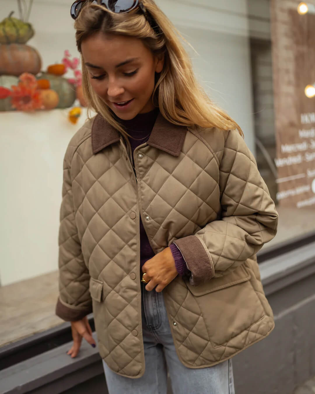 Damen Steppjacke Warme Winterjacke Modern