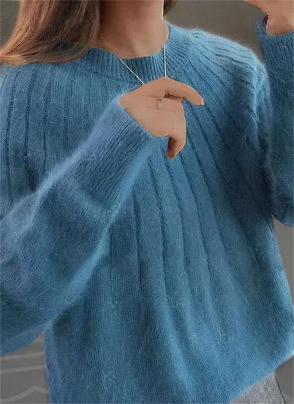 Damen Strickpullover Modern Winterwarm