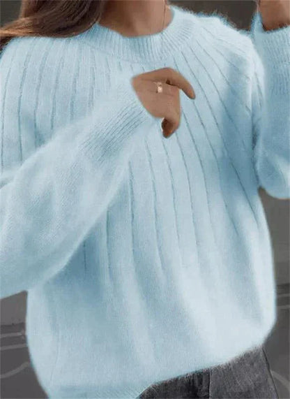 Damen Strickpullover Modern Winterwarm