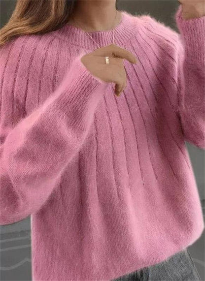 Damen Strickpullover Modern Winterwarm