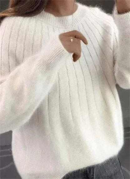Damen Strickpullover Modern Winterwarm