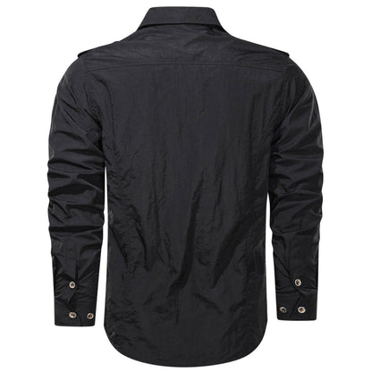 Herren Cargo-Hemd Robust Softshell Funktionshemd