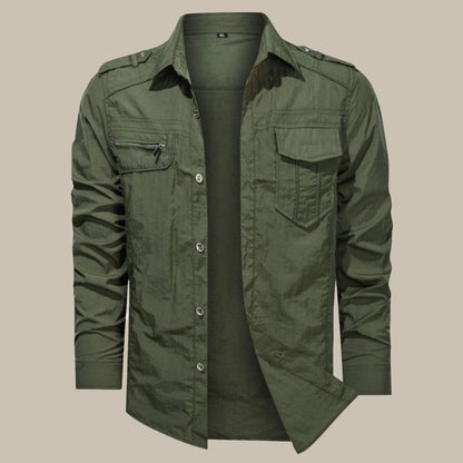Herren Cargo-Hemd Robust Softshell Funktionshemd