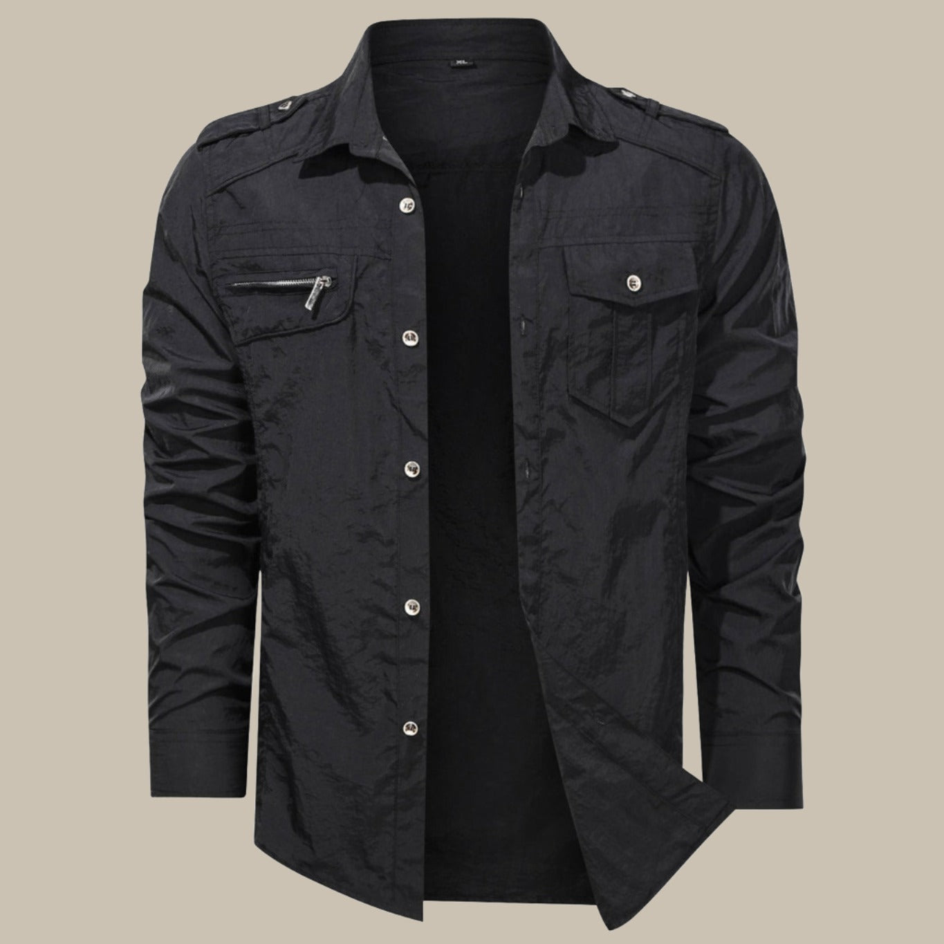 Herren Cargo-Hemd Robust Softshell Funktionshemd
