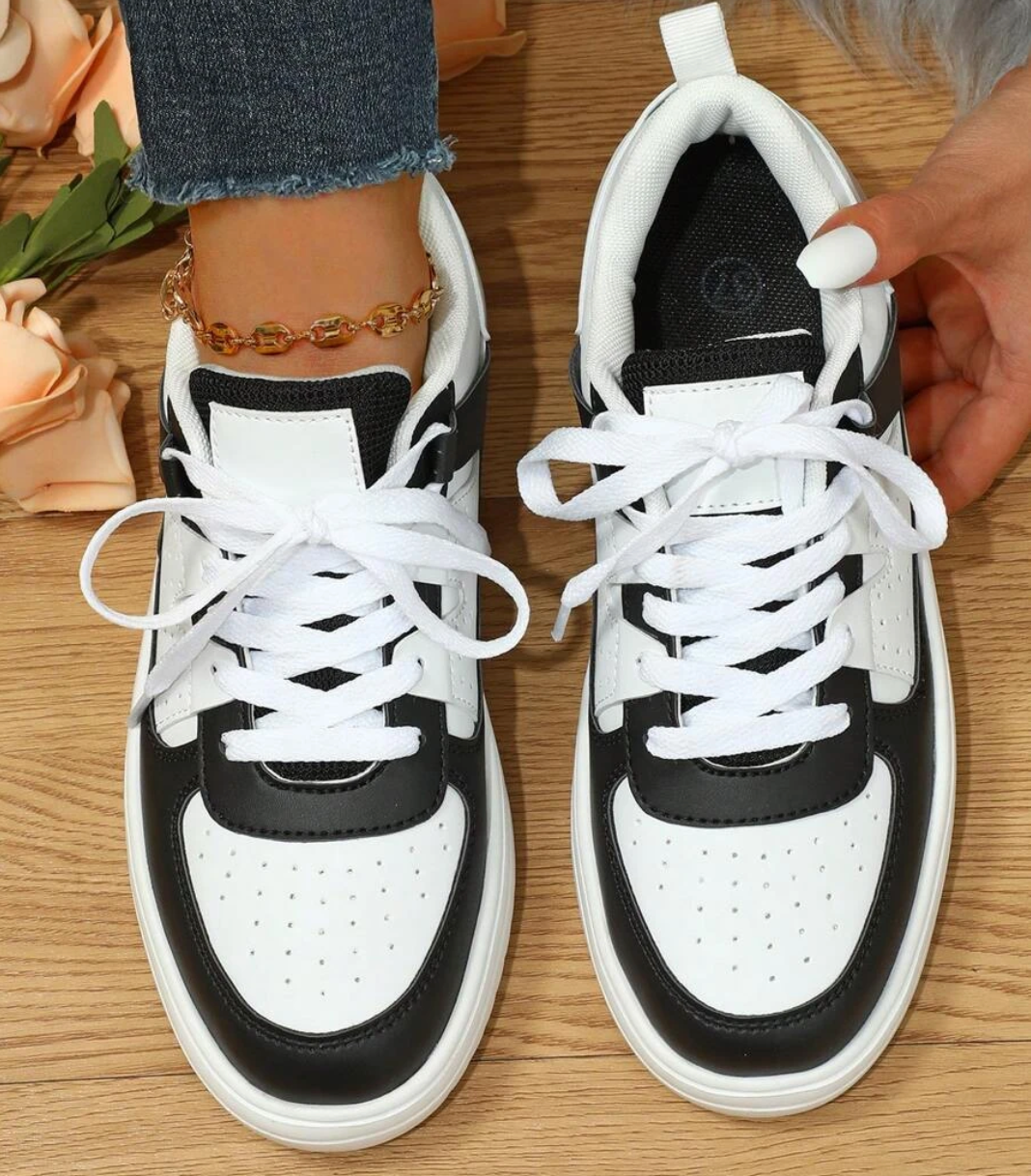 Bunte Damen Schnürschuhe Farbenfroh Glamour