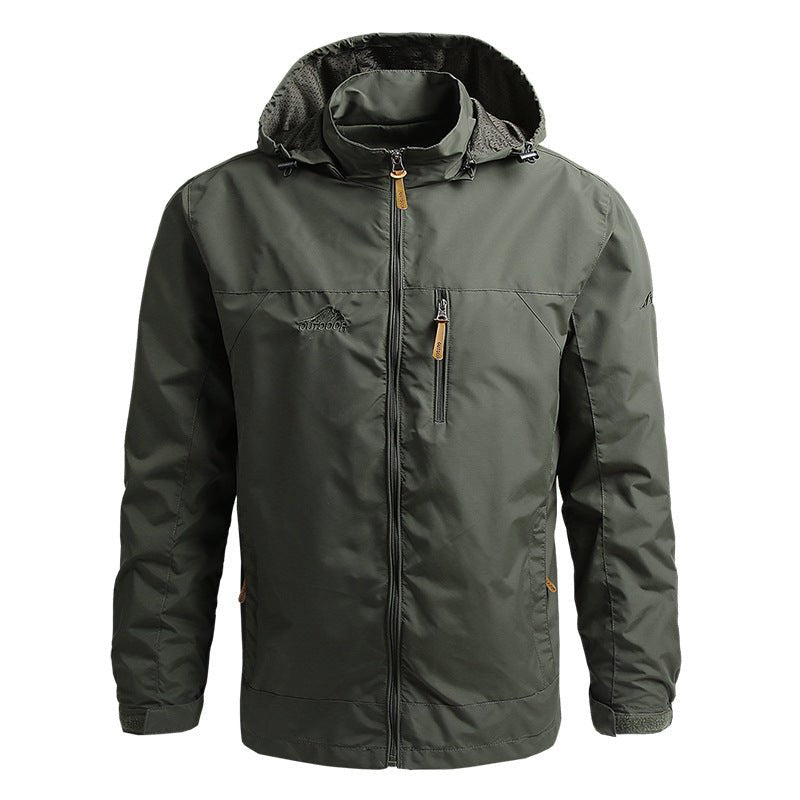Wasserdichte Herren Softshell Jacke Kapuzenjacke Outdoor Winddicht - BerlinGlamour