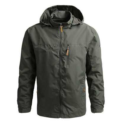 Wasserdichte Herren Softshell Jacke Kapuzenjacke Outdoor Winddicht - BerlinGlamour