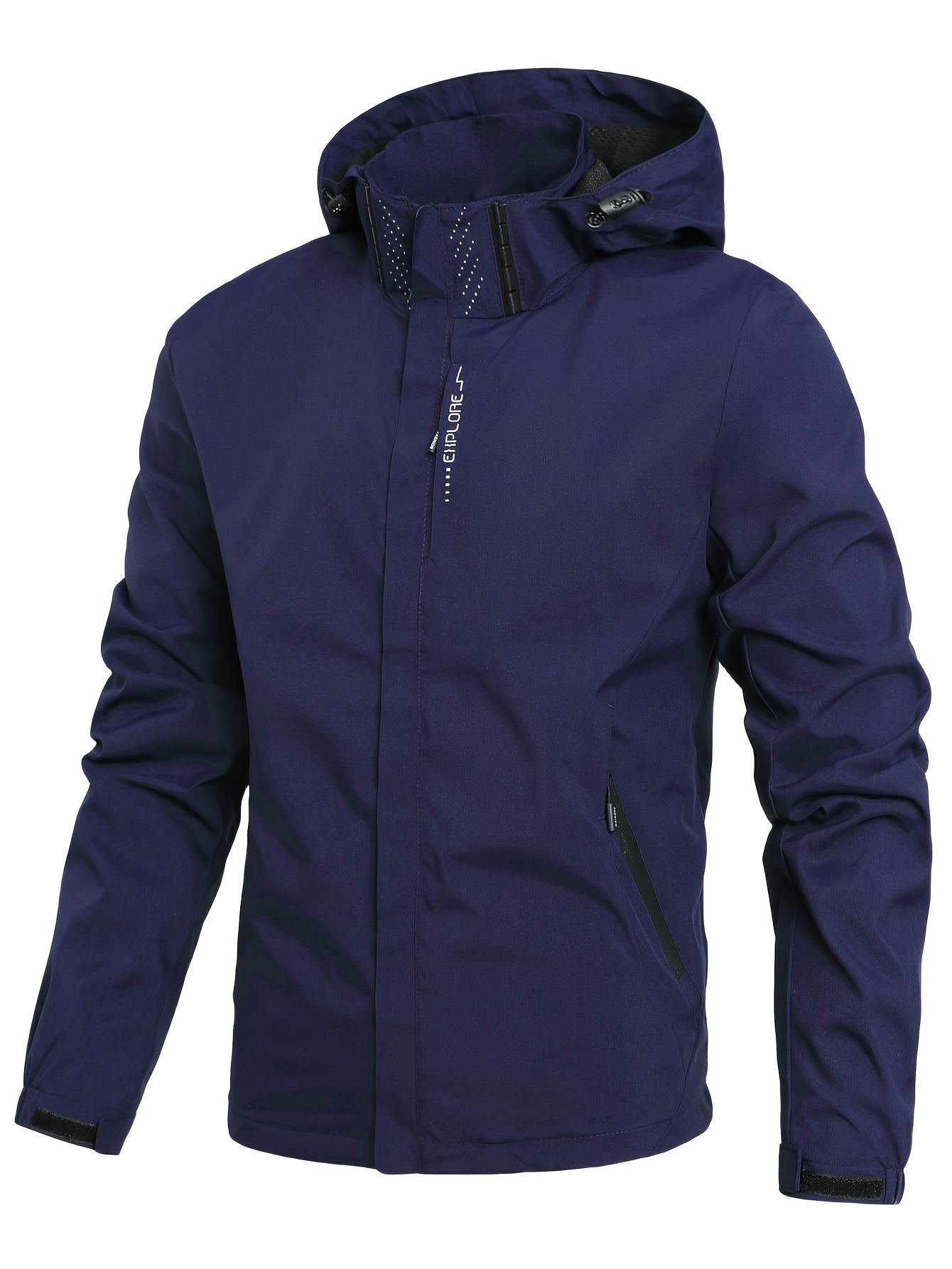 Winddichte Herren Softshelljacke mit Kapuze Outdoor - BerlinGlamour